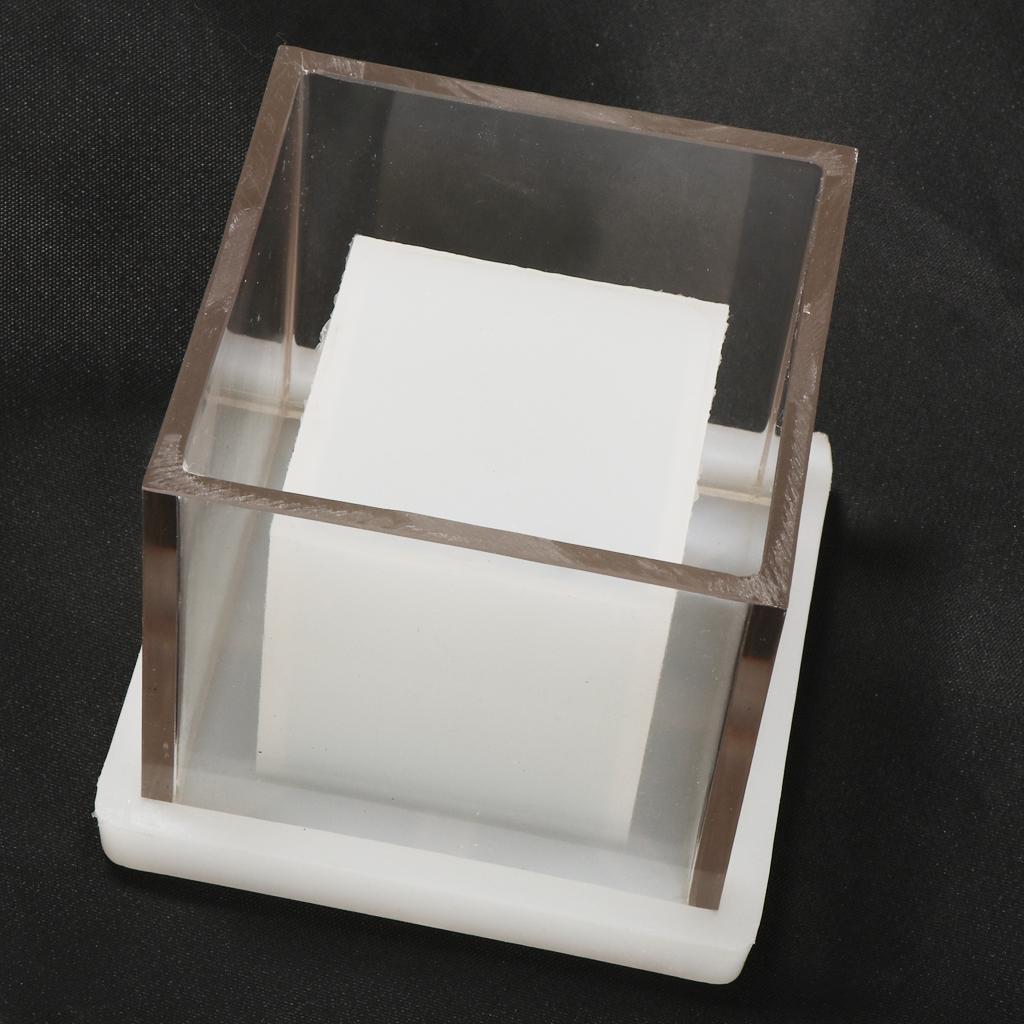 Luxury Candle Supplies Usa - 中空正方形ティーライト型プラスチック製高級キャンドル製造用キャンドル型、クリエイティブなギフト用の材料