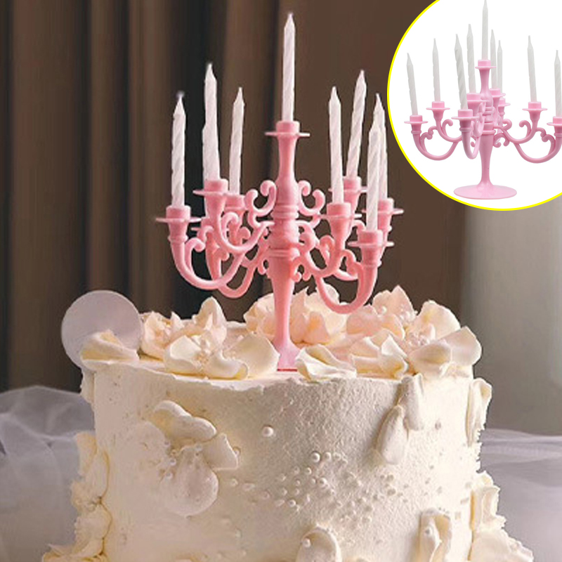 Luxury Candle Supplies Usa - ケーキデコレーション燭台キャンドルベーキングレトロヨーロッパ高級誕生日パーティー結婚式小さなプラグイン用品テーマガール