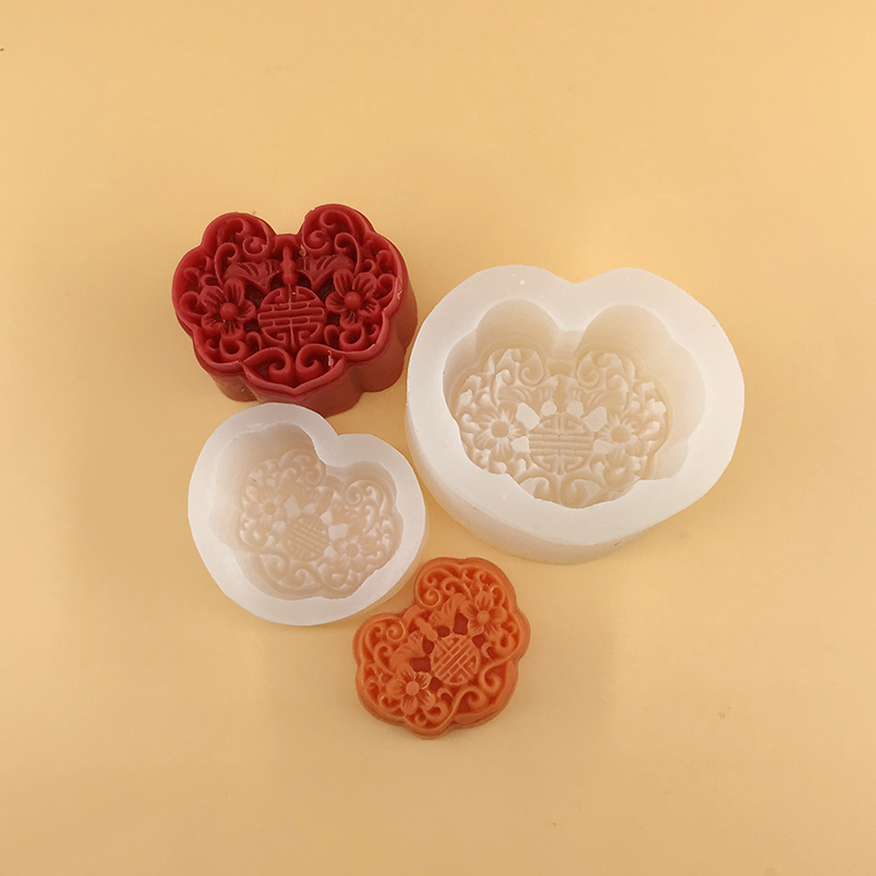 Candle Supplies Eu - 3D 如意ロックシリコーン型 DIY 食品安全材料ムースケーキデザート作り石鹸型キャンドルモールドキッチン用品