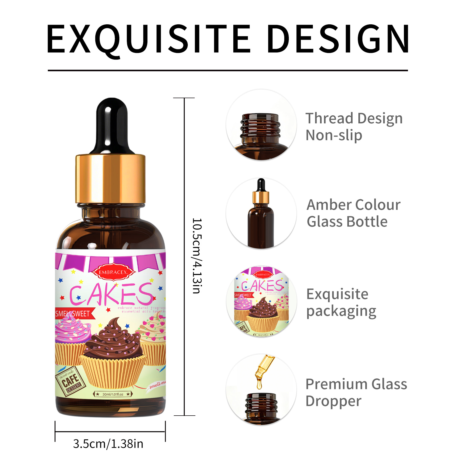 30ml ケーキエッセンシャルオイル カー用品、ディフューザ - Candle Making Supplies Fragrance Oils のレビューと価格