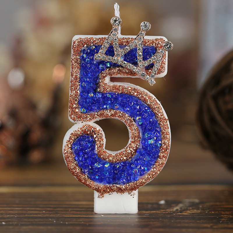 ブルー誕生日番号キャンドルケーキデコレーション用ハロウィン奉 - Luxury Candle Supplies Usa のレビューと価格