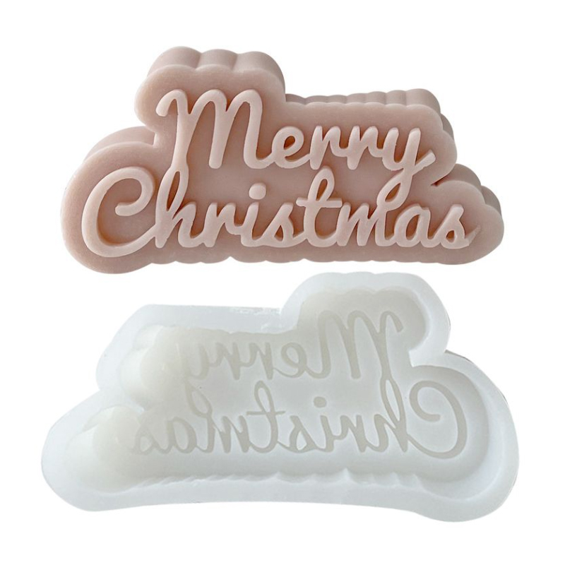 1 ピース、クリスマスアルファベットシリコンモールドフレグラ - Candle Fragrance Supplies のレビューと価格