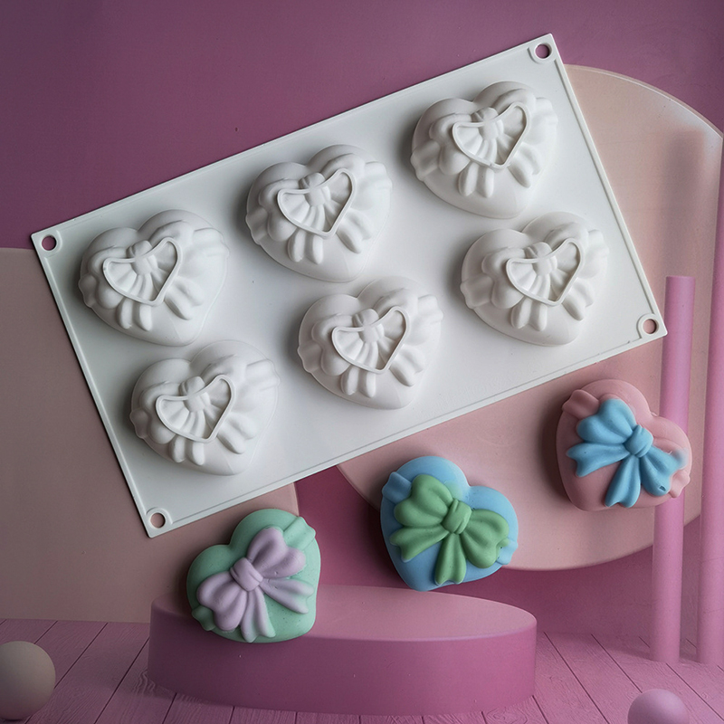 ハート型シリコン石鹸型,ムースケーキ装飾,チョコレートクレヨ - Candle Supplies Eu のレビューと価格