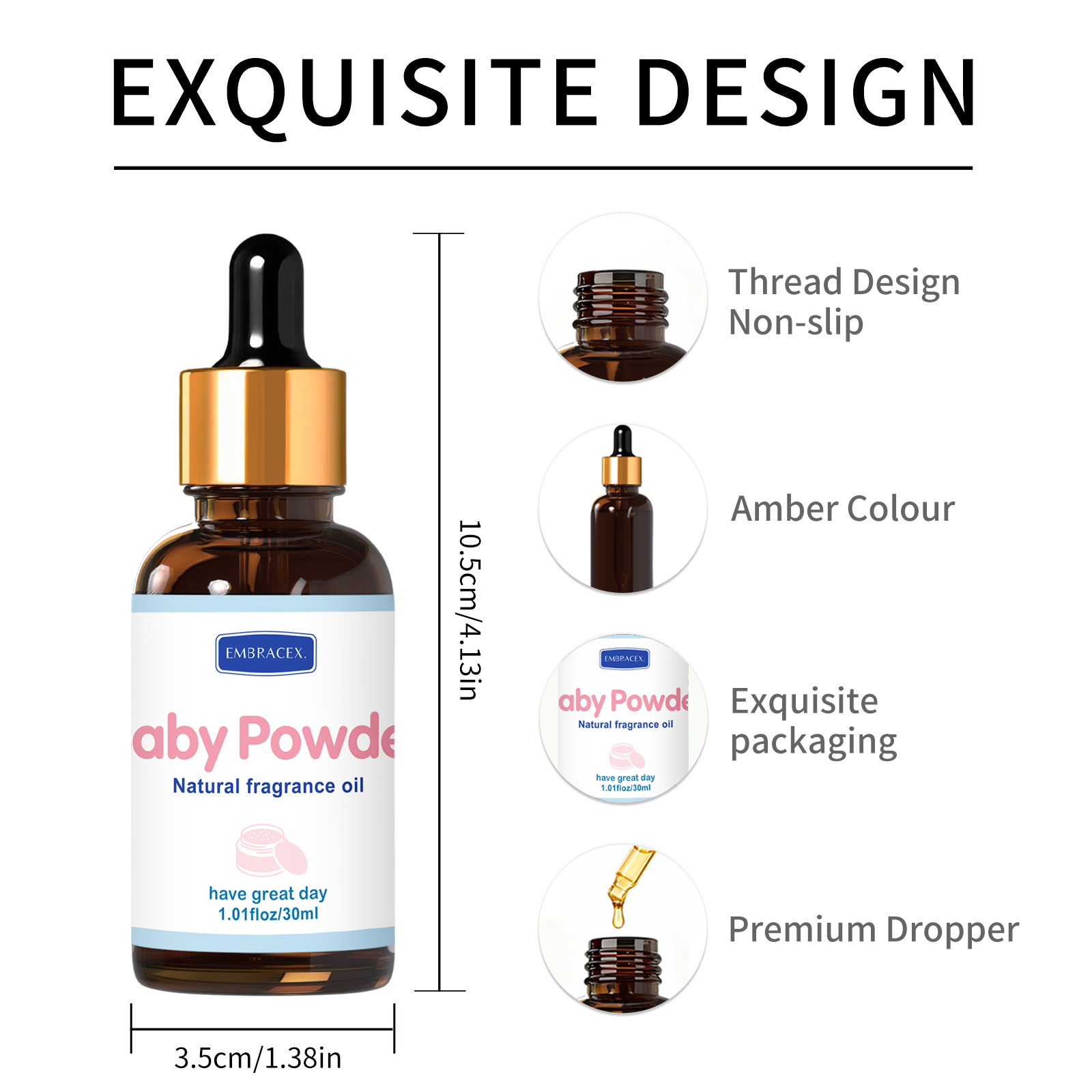 30ml ベビーパウダー エッセンシャルオイル ディフューザ - Candle Making Supplies Fragrance Oils のレビューと価格
