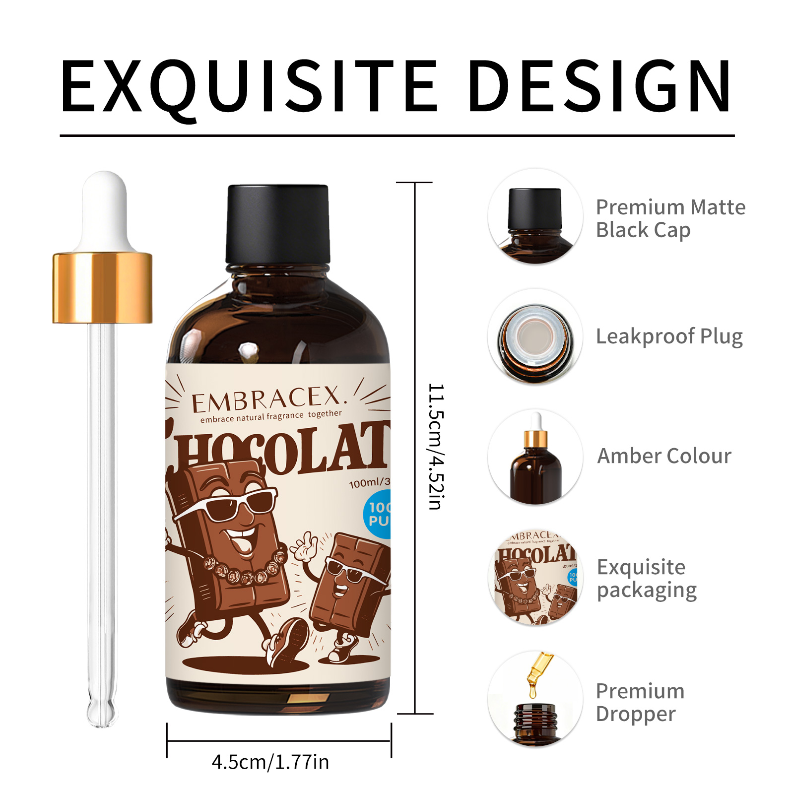 100ml チョコレートエッセンシャルオイル ディフューザー - Candle Making Supplies Fragrance Oils のレビューと価格