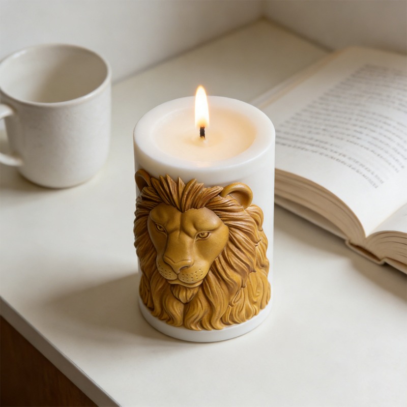 動物ライオンキャンドルモールドシリコンキャンドルモールド高級 - Luxury Candle Supplies Usa のレビューと価格