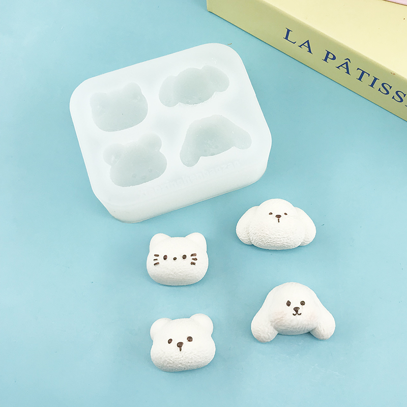 猫とウサギの動物シリーズシリコーン型 DIY Handmad - Candle Supplies Eu のレビューと価格