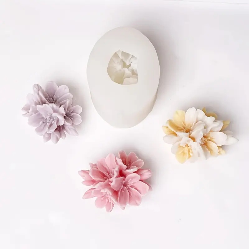 2個入りシリコンモールドセット、桜のデザイン、DIYカーフレ - Candle Fragrance Supplies のレビューと価格