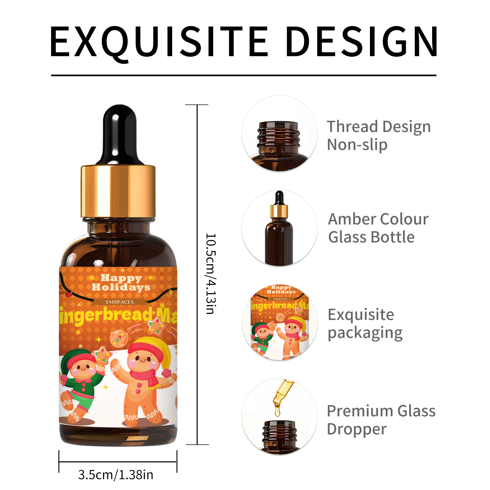 30ml ジンジャーブレッドマン エッセンシャルオイル カー - Candle Making Supplies Fragrance Oils のレビューと価格