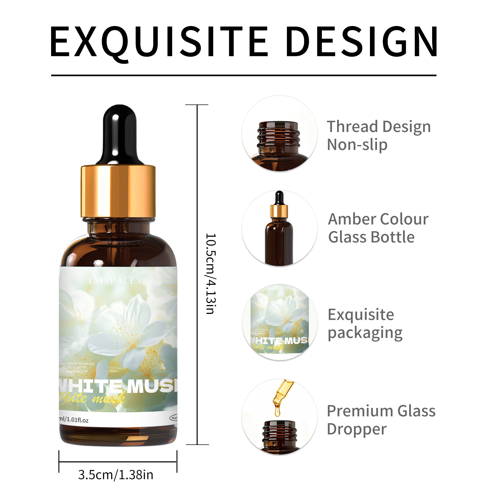 30ml ホワイトムスク エッセンシャルオイル カー用品、デ - Candle Making Supplies Fragrance Oils のレビューと価格