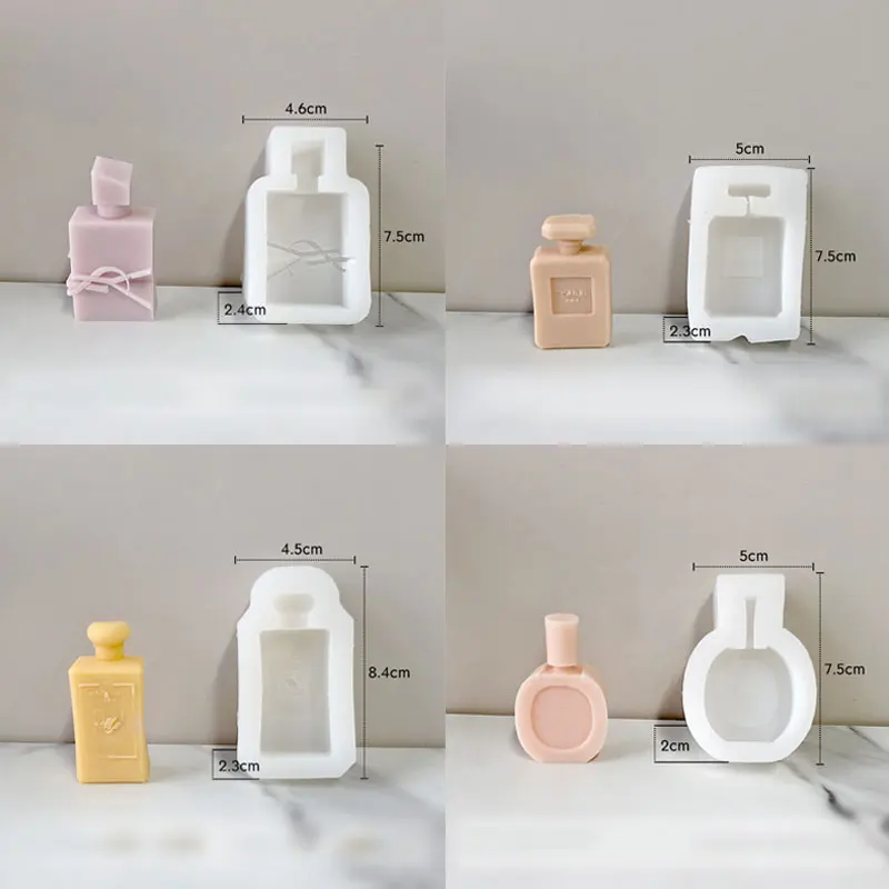 2 個ファッション香水ボトルシリコーンケーキ型チョコレートム - Candle Supplies Eu のレビューと価格