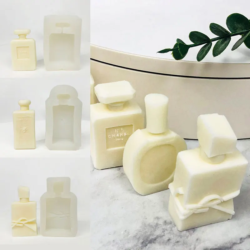2 個ファッション香水ボトルシリコーンケーキ型チョコレートム - Candle Supplies Eu のレビューと価格
