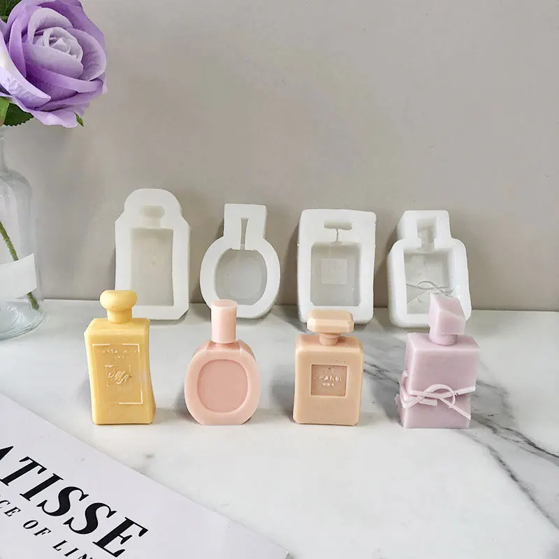 2 個ファッション香水ボトルシリコーンケーキ型チョコレートム - Candle Supplies Eu のレビューと価格