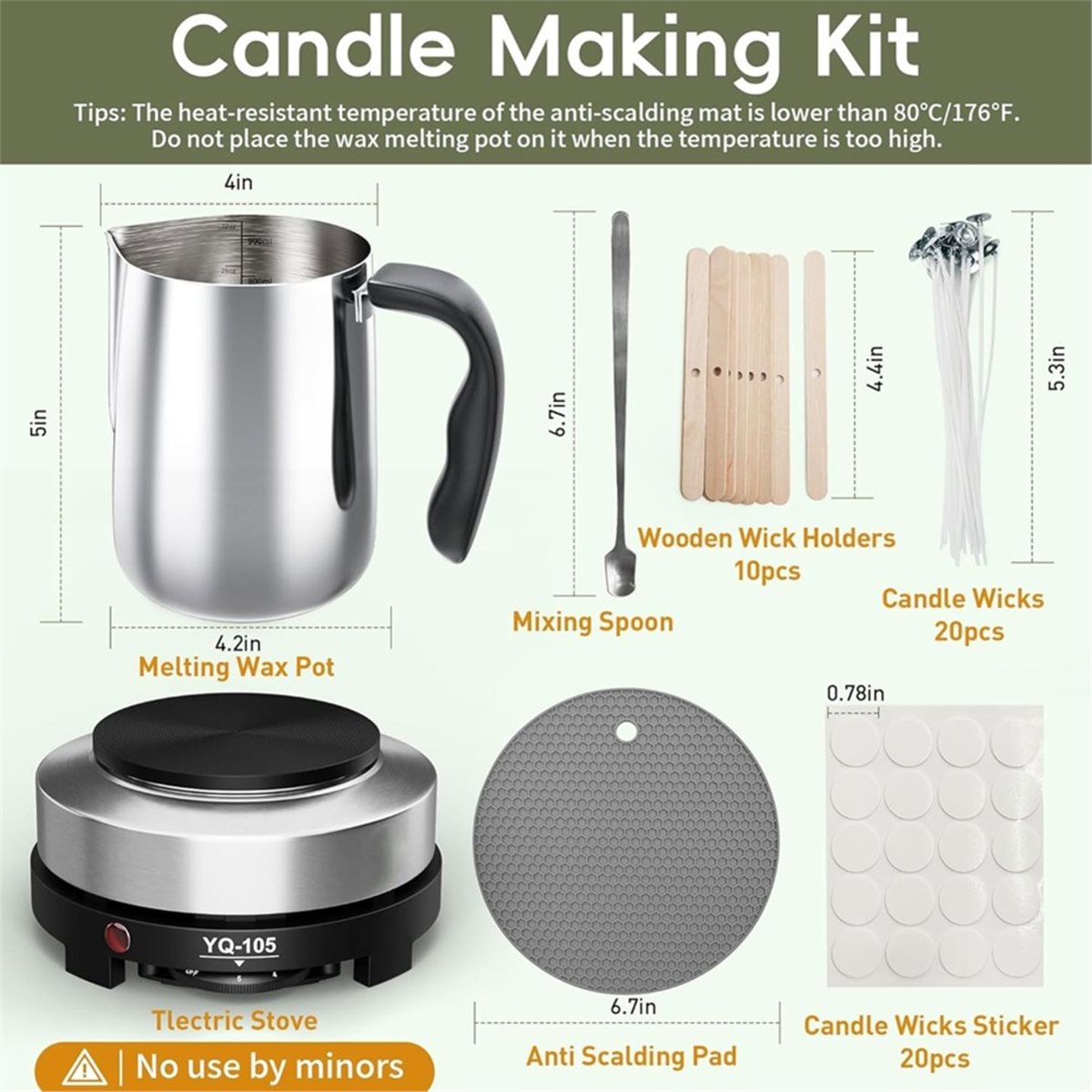 2026年新製品 ホットプレート付きキャンドル製作キット 初 - Candle Supplies Eu のレビューと価格